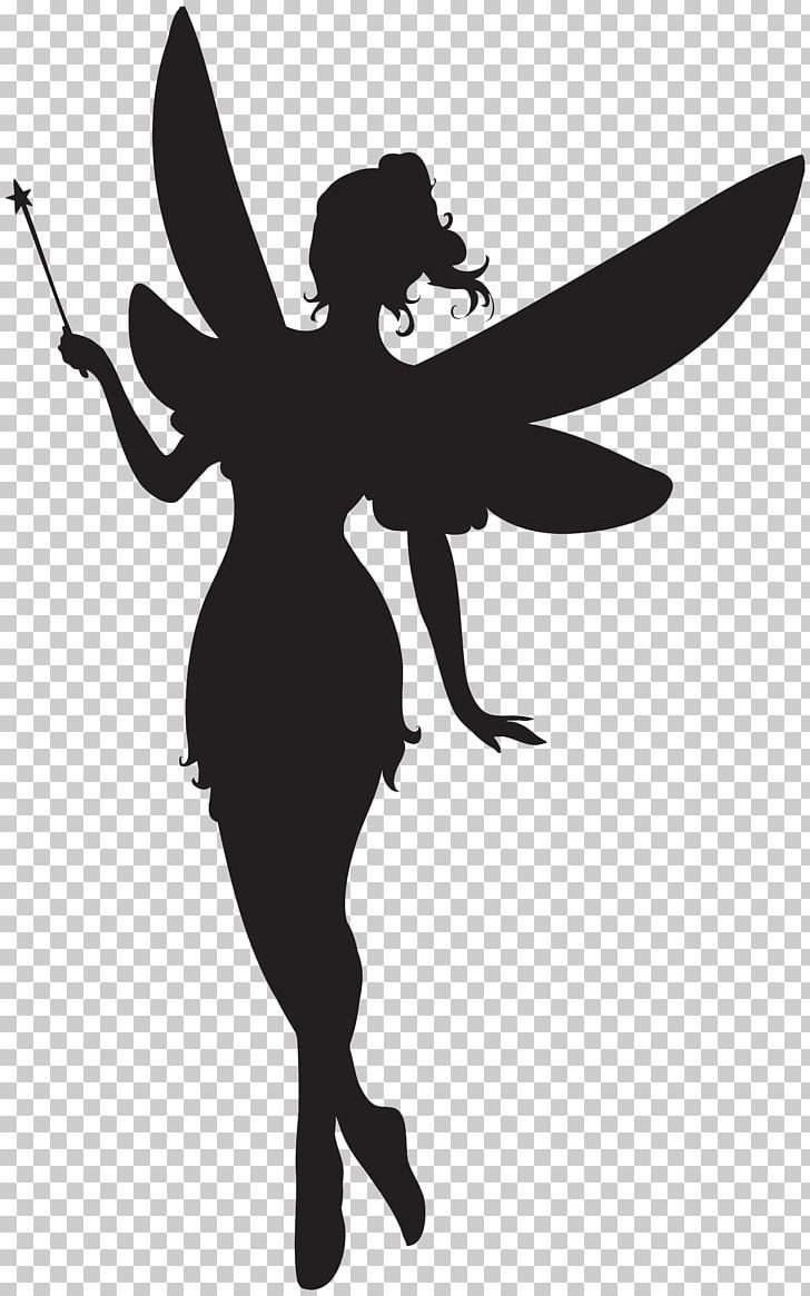 Silhouette Fairy Wand PNG, Clipart, Animals, Art, Black And White, Drawing, Fairy Free PNG Download