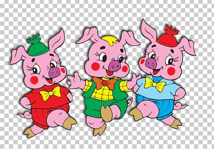 The Three Little Pigs Fairy Tale Зайка-Зазнайка Gray Wolf Children's Literature PNG, Clipart,  Free PNG Download