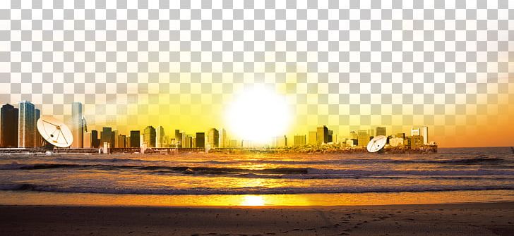 Sunset Poster Afterglow Sunrise PNG, Clipart, Advertising, Architecture, Blue, Building, Buildings Free PNG Download