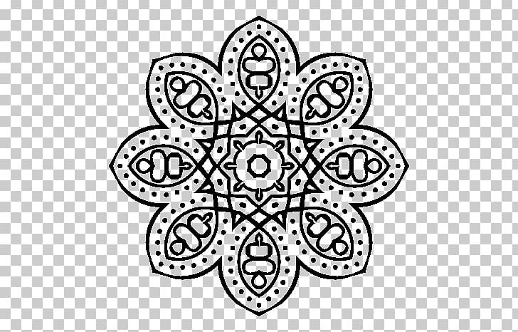 Mandala Drawing Coloring Book PNG, Clipart, Angle, Area, Black, Black And White, Circle Free PNG Download