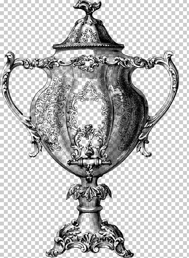 Vase Silver Urn Trophy Table-glass PNG, Clipart, Afternoon Tea Vintage, Artifact, Black And White, Drinkware, Flowers Free PNG Download