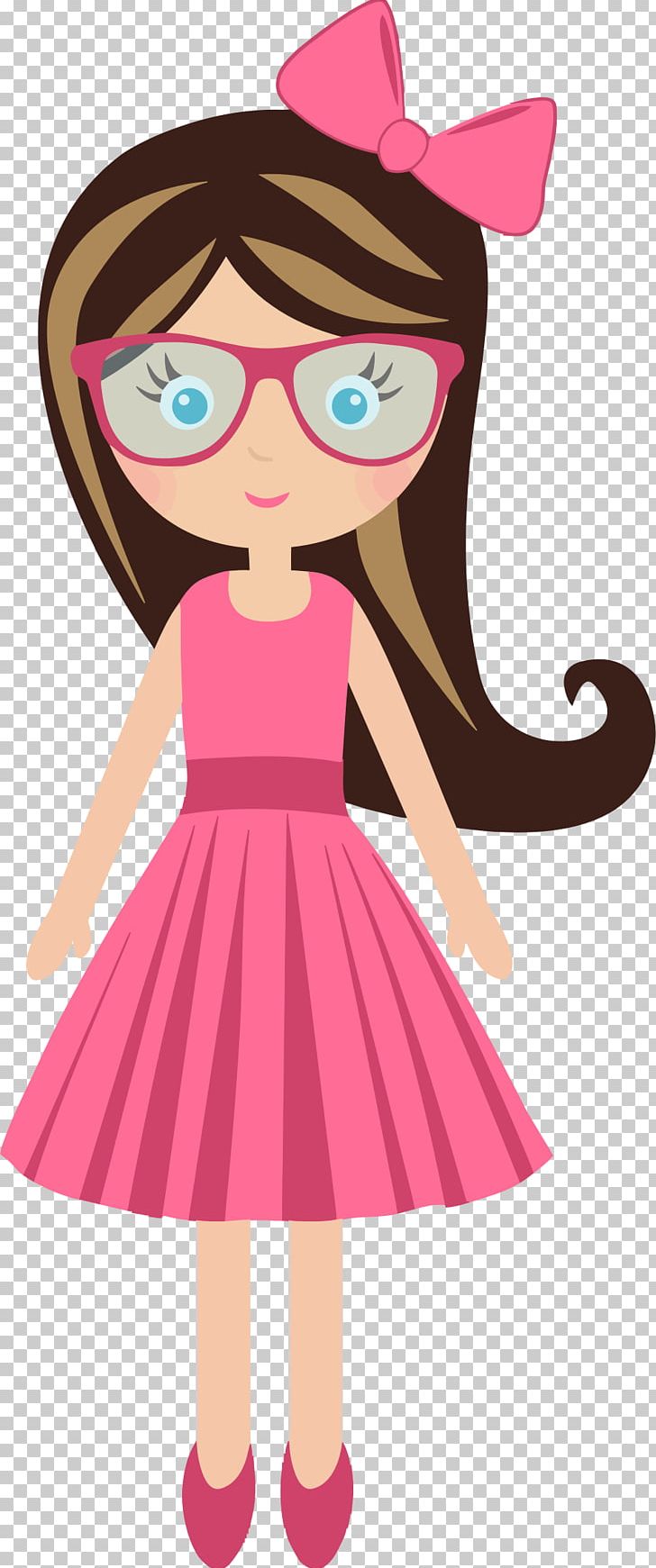 Girl Cartoon Glasses Drawing PNG, Clipart, Black Hair, Brown Hair, Cartoon, Child, Clothing Free PNG Download