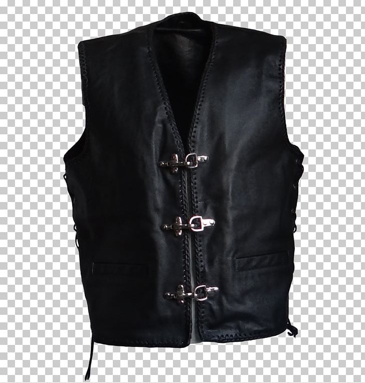 Gilets Jacket Sleeve Leather Black M PNG, Clipart, Black, Black M, Clothing, Gilets, Jacket Free PNG Download