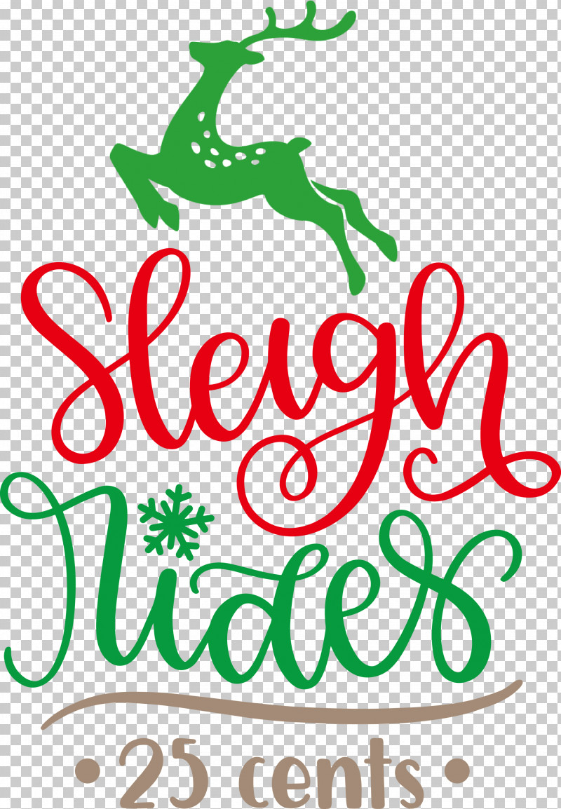 Sleigh Rides Deer Reindeer PNG, Clipart, Christmas, Deer, Flower, Leaf, Line Free PNG Download