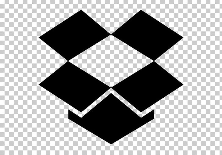 Dropbox Computer Icons File Hosting Service PNG, Clipart, Angle, Area, Black, Black And White, Box Free PNG Download