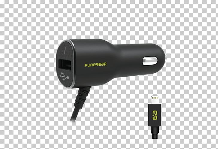 Battery Charger Micro-USB Lightning Ampere PNG, Clipart, Ac Adapter, Adapter, Cigarette Lighter Receptacle, Computer Component, Electrical Cable Free PNG Download