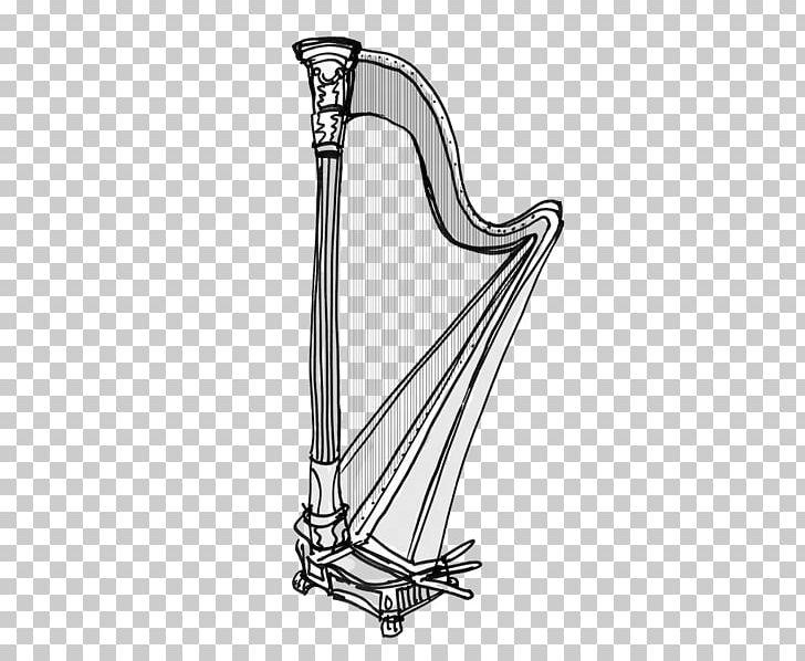 Pedal Harp Concerto For Flute PNG, Clipart, 18th Century, Age Of Enlightenment, Angle, Black And White, Flute Free PNG Download