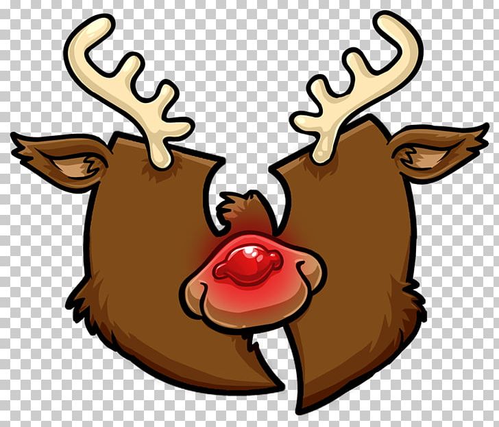Reindeer Elk Antler Snout PNG, Clipart, Antler, Beak, Cartoon, Character, Christmas Free PNG Download