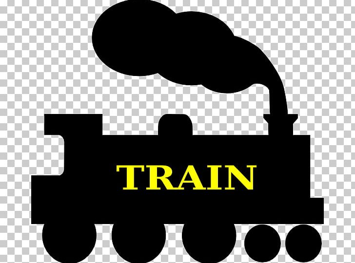 Train Silhouette Steam Locomotive Track PNG, Clipart, Area, Black, Black And White, Brand, Caboose Free PNG Download