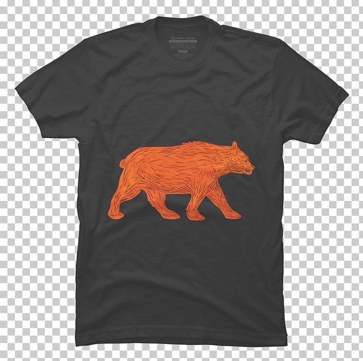 T-shirt Sleeve Clothing Top PNG, Clipart, Active Shirt, American, Bear, Black, Black Bear Free PNG Download