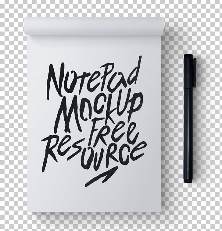 Mockup Notepad++ Sketch PNG, Clipart, Art, Black Pen, Brand, Calligraphy, Demonstrator Free PNG Download