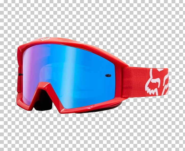 Fox Racing Goggles Motocross Motorcycle PNG, Clipart, Aqua, Blue, Clothing, Electric Blue, Enduro Free PNG Download