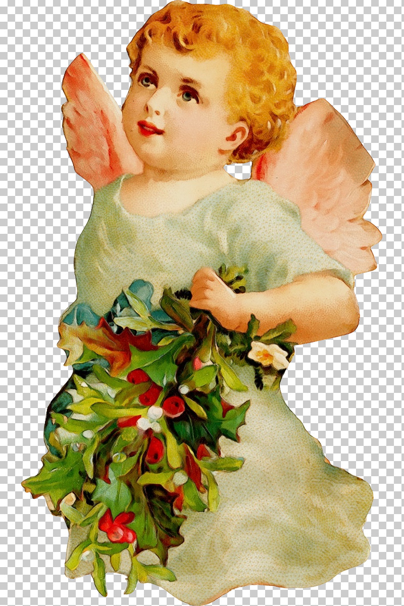 Holly PNG, Clipart, Angel, Child, Figurine, Holly, Paint Free PNG Download