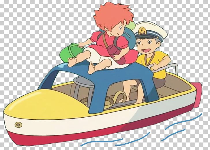 Sosuke The Little Mermaid Studio Ghibli Granmamare PNG, Clipart, Animated Film, Anime, Boat, Boating, Hayao Miyazaki Free PNG Download