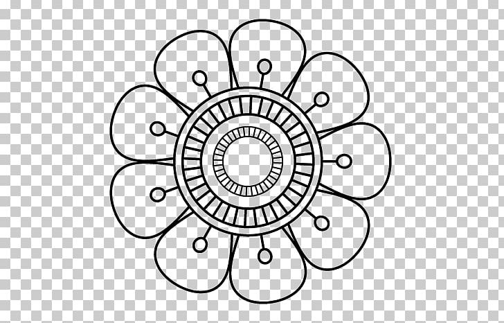 Drawing Flower Mandala Coloring Book PNG, Clipart, Adult, Angle, Animaatio, Area, Black And White Free PNG Download