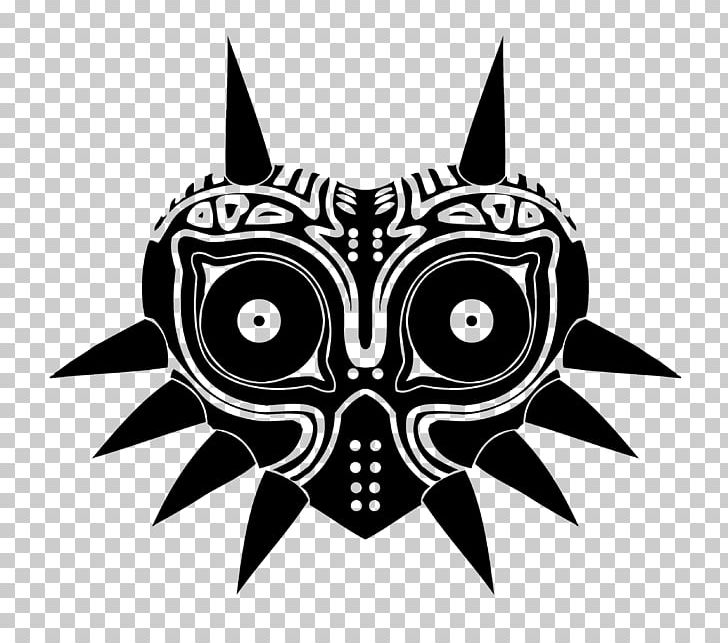 The Legend Of Zelda: Majora's Mask Decal T-shirt Link Sticker PNG, Clipart, Art, Beak, Bird, Bird Of Prey, Black And White Free PNG Download