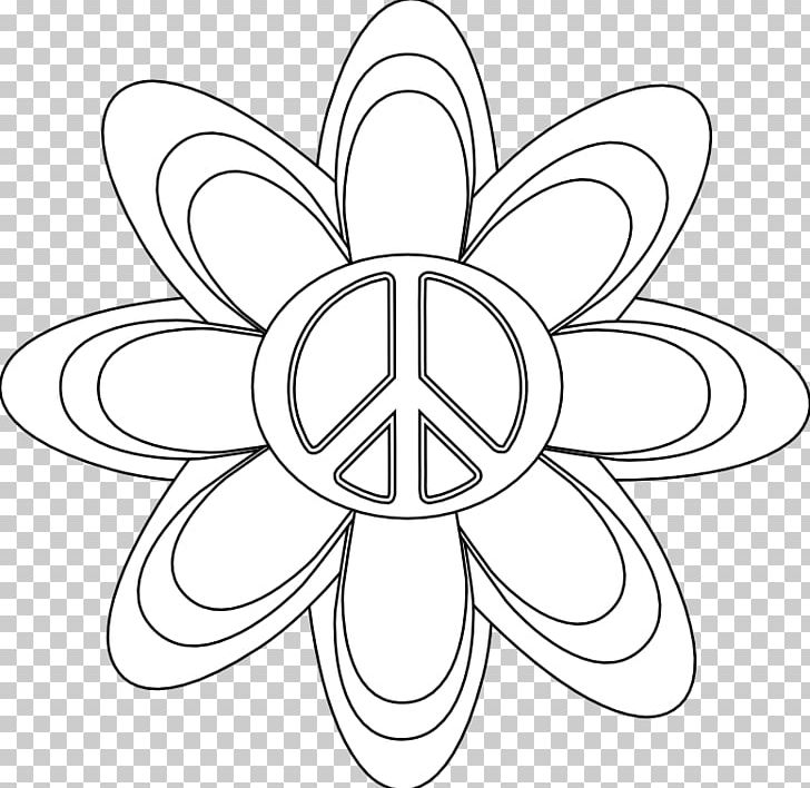 Coloring Book Peace Symbols Line Art PNG, Clipart, Black And White Flower Tattoos, Book, Child, Circle, Coloring Book Free PNG Download