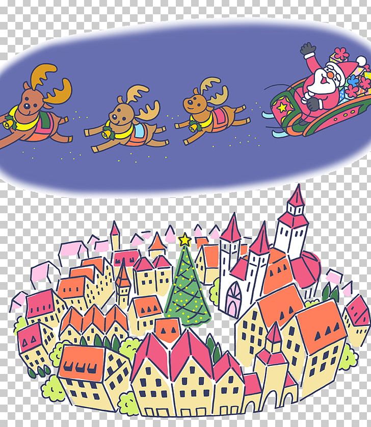 Père Noël Santa Claus Reindeer Christmas Illustration PNG, Clipart, Area, Art, Cartoon, Christmas, Christmas Free PNG Download