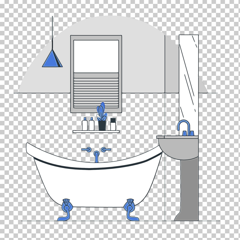 Furniture Meter Line Cartoon Water PNG, Clipart, Bathroom, Boat, Cartoon, Diagram, Furniture Free PNG Download