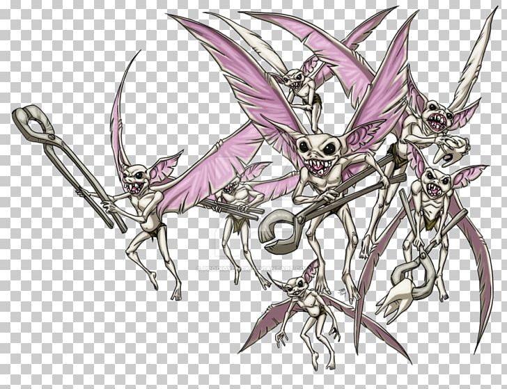 Tooth Fairy Drawing Monster Legendary Creature PNG, Clipart, Anime, Art, Cold Weapon, Demon, Deviantart Free PNG Download