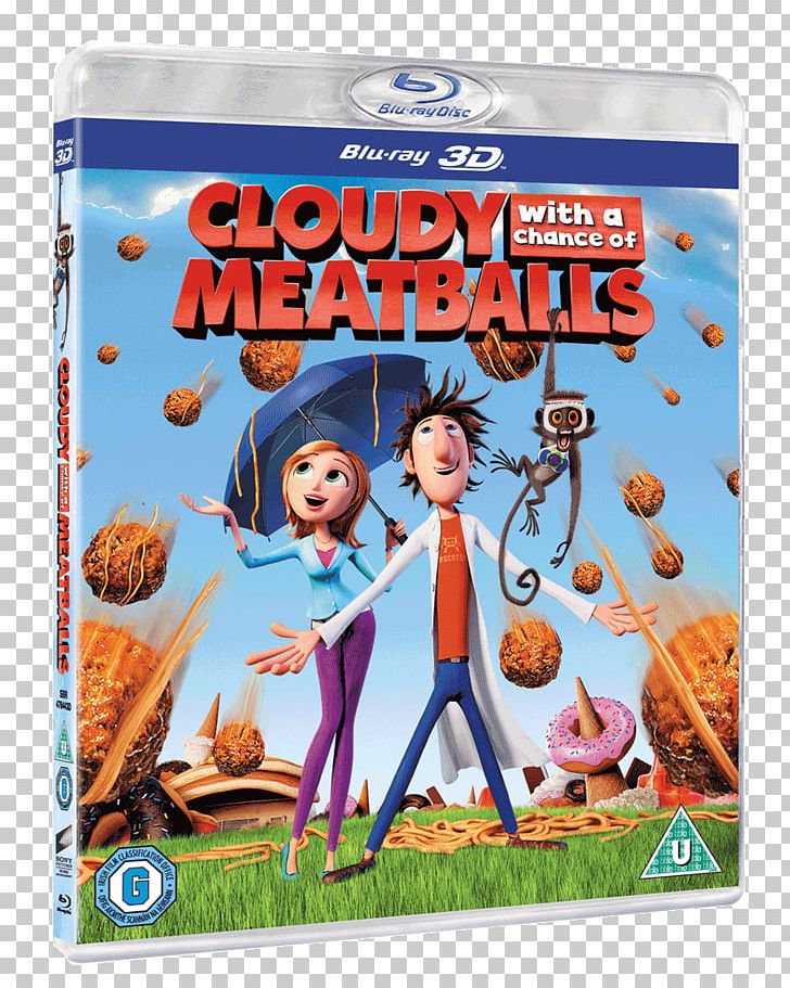 Blu-ray Disc Flint Lockwood Cloudy With A Chance Of Meatballs Film DVD PNG, Clipart, Action Figure, Anna Faris, Bill Hader, Bluray Disc, Cloudy With A Chance Of Meatballs Free PNG Download