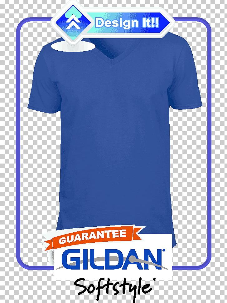 Printed T-shirt Sleeve Neckline Gildan Activewear PNG, Clipart, Active Shirt, Angle, Area, Blue, Brand Free PNG Download