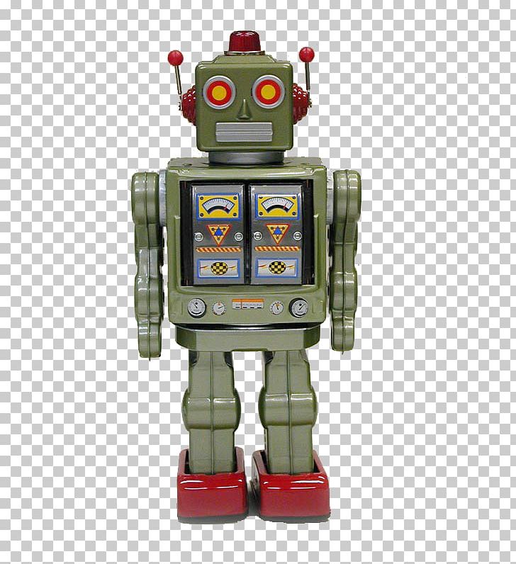 Robotic Art Tin Toy Figurine Png Clipart Blue Color Electronics Eye Figurine Free Png Download