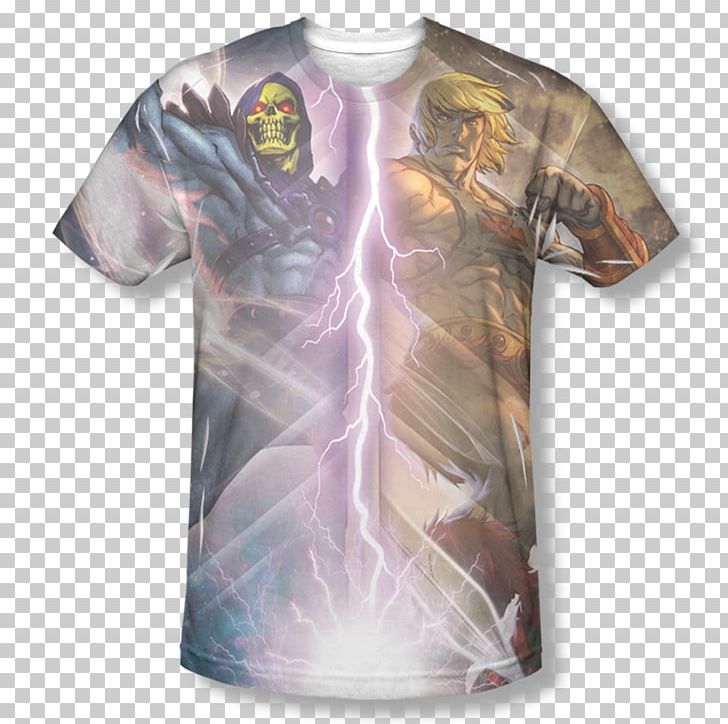 T-shirt Masters Of The Universe Sleeve PNG, Clipart, Active Shirt, Clothing, Lightning, Lightning Strike, Masters Of The Universe Free PNG Download