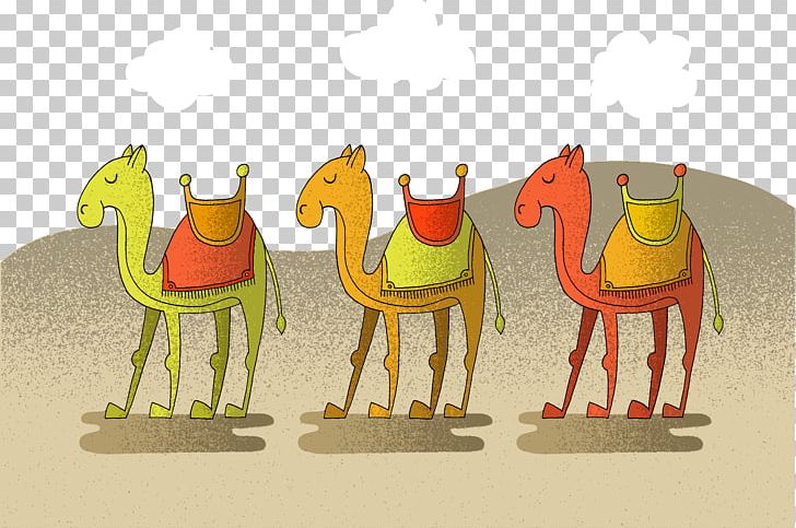Camel Euclidean Desert Illustration PNG, Clipart, Animals, Art, Camel, Camel Cartoon, Camel Like Mammal Free PNG Download