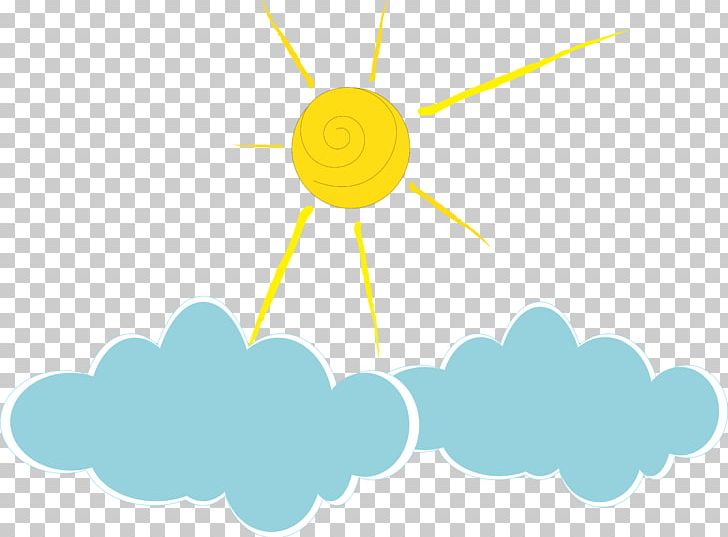 Hand-painted Cute Sun Cloud Illustration PNG, Clipart, Angle, Blue, Cartoon, Circle, Clip Art Free PNG Download