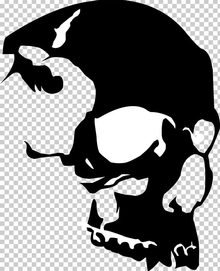 Skull PNG, Clipart, Black And White, Bone, Clip Art, Drawing, Euclidean Vector Free PNG Download