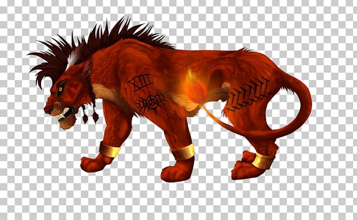 Red XIII Final Fantasy VII Cat Lion Art PNG, Clipart, Animal, Animal Figure, Art, Big Cat, Big Cats Free PNG Download