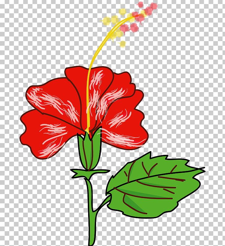 Shoeblackplant Flower Hawaiian Hibiscus Drawing PNG, Clipart, Cartoon, Cut Flowers, Drawing, Flora, Floral Design Free PNG Download
