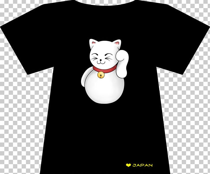 Cat T-shirt Cartoon Desktop PNG, Clipart, Animals, Black, Black And ...