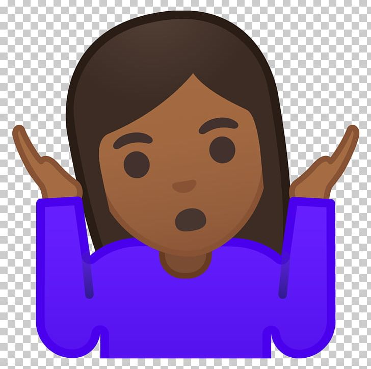 Shrug Emojipedia Gesture Emoticon PNG, Clipart, Android Oreo, Cartoon, Cheek, Child, Dark Skin Free PNG Download