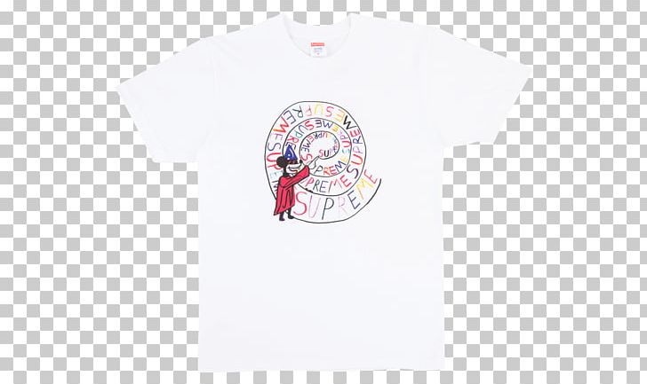 T-shirt White Sleeve Supreme PNG, Clipart, Brand, Clothing, Jordan Vogtroberts, Logo, Pink Free PNG Download