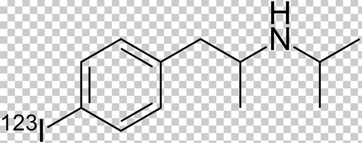 Iodine-123 Iofetamine Isotopes Of Iodine Radiopharmaceutical PNG, Clipart, Angle, Area, Black, Black And White, Diagram Free PNG Download