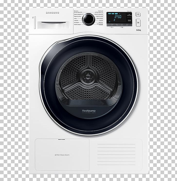 Clothes Dryer Home Appliance Samsung Heat Pump Condenser PNG, Clipart, Clothes Dryer, Condenser, Electronics, Freezers, Heat Pump Free PNG Download