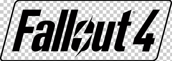 Fallout 4 Fallout: New Vegas Fallout 3 Logo PNG, Clipart, Area, Bitmap, Black And White, Brand, Drawing Free PNG Download