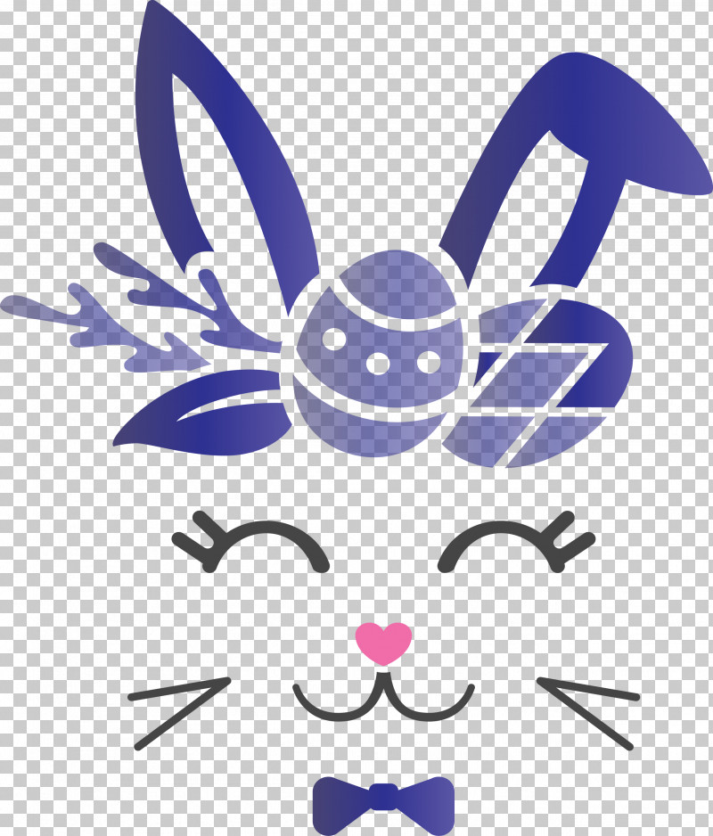 Easter Bunny Easter Day Cute Rabbit PNG, Clipart, Cartoon, Cute Rabbit, Easter Bunny, Easter Day, Purple Free PNG Download