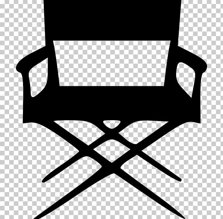 Director's Chair Film Director PNG, Clipart, Angle, Art, Black, Black And White, Chair Free PNG Download