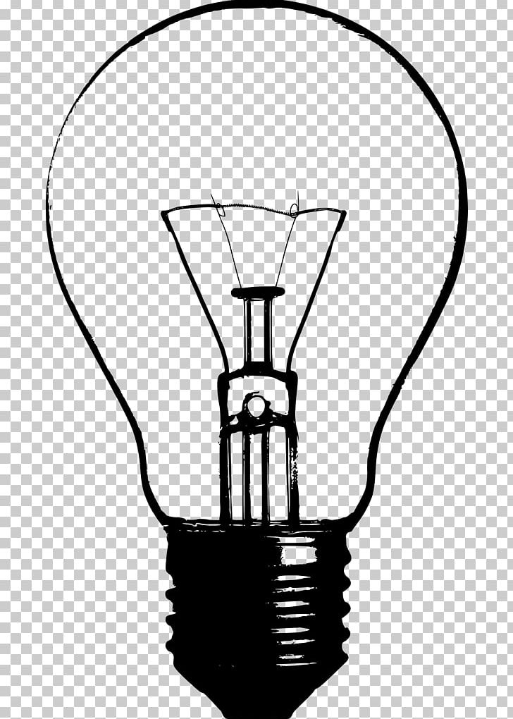 Incandescent Light Bulb Lamp Silhouette PNG, Clipart, Black And White, Blacklight, Bulb, Drawing, Electricity Free PNG Download