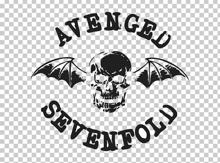 Avenged Sevenfold Logo Disturbed Black And White Stencil PNG, Clipart, Avenged Sevenfold, Black And White, Bone, Brand, Cdr Free PNG Download