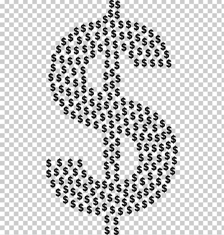 Dollar Sign United States Dollar United States One-dollar Bill Money PNG, Clipart, Area, Black, Black And White, Circle, Cross Free PNG Download