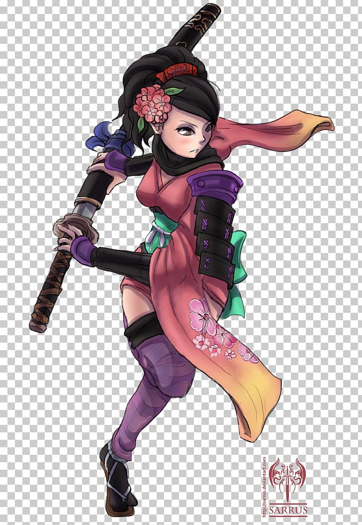 Muramasa: The Demon Blade Wii PlayStation Vita Vanillaware Video Game PNG, Clipart, Action Figure, Art, Character, Costume, Drawing Free PNG Download