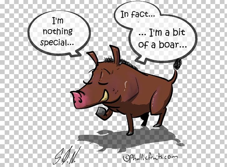 Pig Cattle Mammal Snout PNG, Clipart, Animals, Cartoon, Cattle, Cattle Like Mammal, Character Free PNG Download