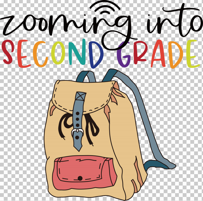 Back To School Second Grade PNG, Clipart, Back To School, Bag, Baggage, Cartoon, Joint Free PNG Download