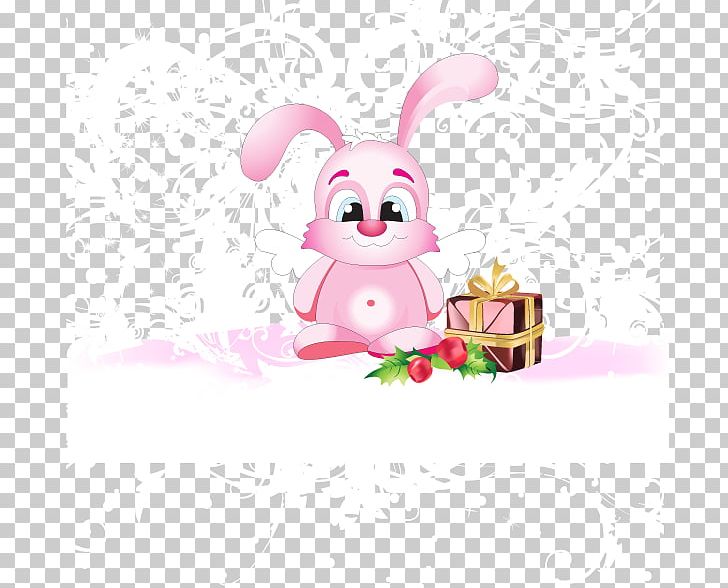 White Rabbit Easter Bunny Domestic Rabbit PNG, Clipart, Animals, Bunny, Computer Wallpaper, Encapsulated Postscript, Flower Free PNG Download