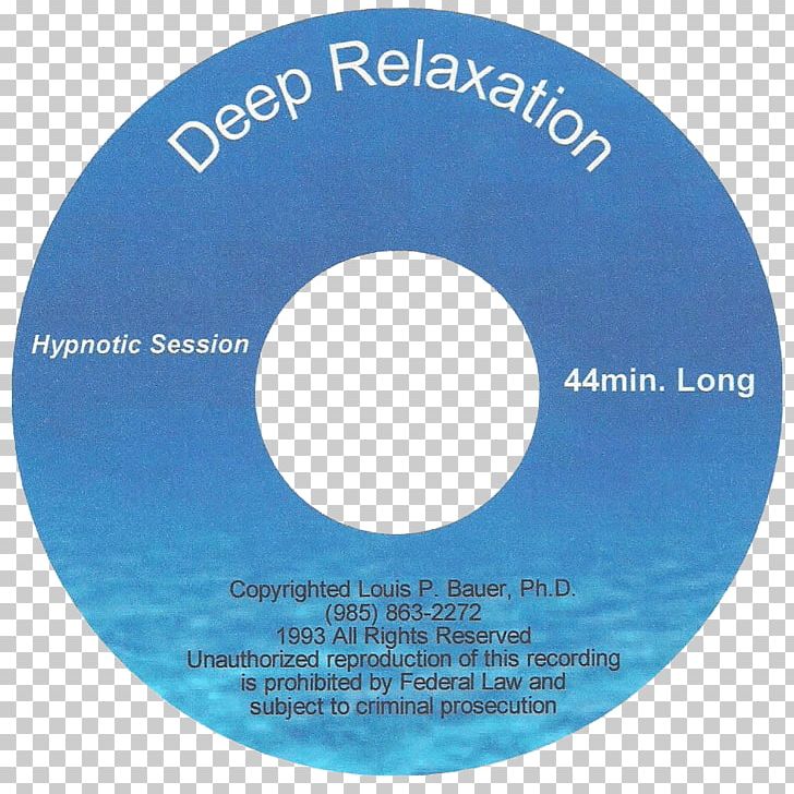 Compact Disc Hypnosis Relaxation Technique Meditation PNG, Clipart, Album Cover, Anxiety, Brand, Circle, Compact Disc Free PNG Download