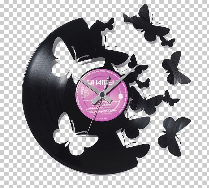 Alarm Clock Living Room Wall Phonograph Record PNG, Clipart, Alarm Clock, Butte, Butterflies, Butterfly Group, Butterfly Wings Free PNG Download